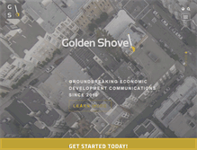 Tablet Screenshot of goldenshovelagency.com